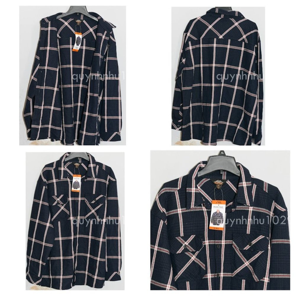 Men’s Blanket Flannel  Shirt Pacific Trail  in  dark blue